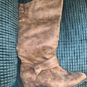 brown dress boots